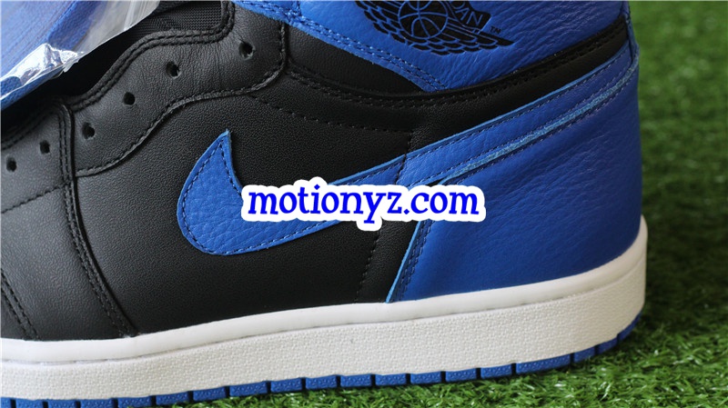 2017 Tumbled Leather Air Jordan 1 Retro OG High Royal Blue